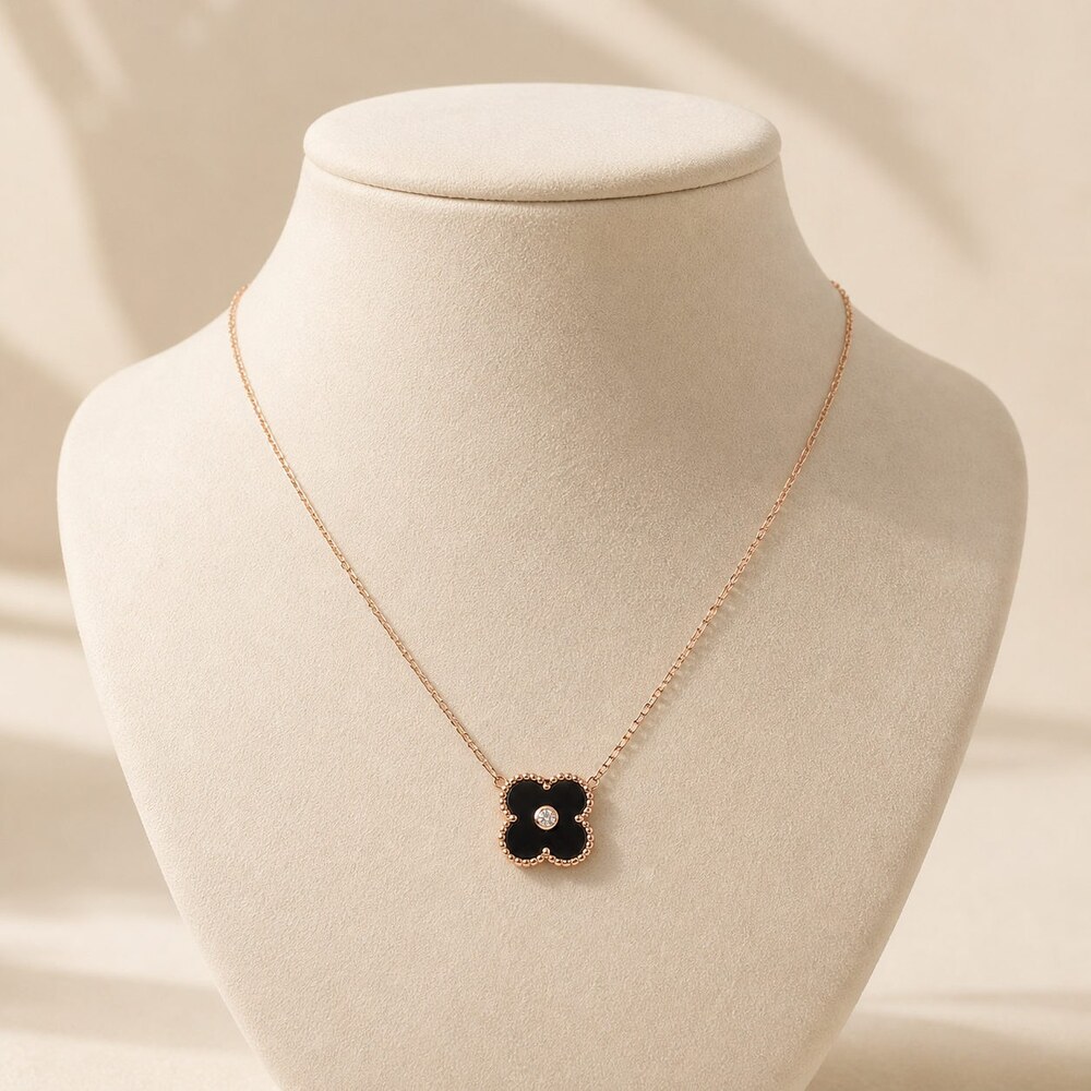 Van Cleef & Arpels Elegant Signature Necklace Style 9 | New with Box - Picture 5 of 9
